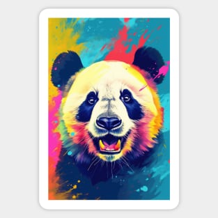 Panda Bear Portrait Sticker